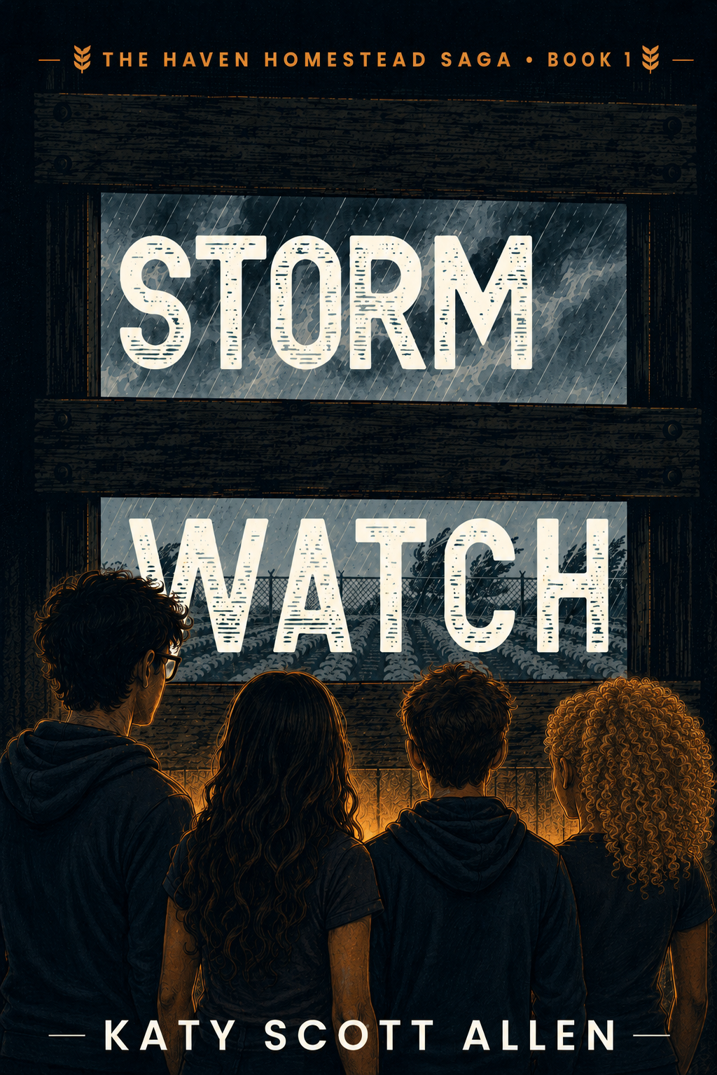 Storm Watch book cover — The Haven Homestead Saga, Book 1 by Katy Scott Allen